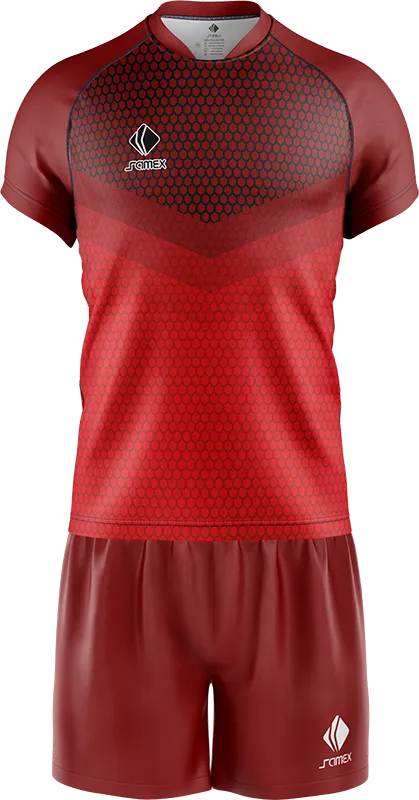 CONJUNTO RUGBY COD. 084 ROJO - EXAGONOS