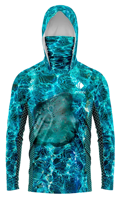 POLERON PESCA AQUA MAR CON MANTARAYA cod: 0004 .