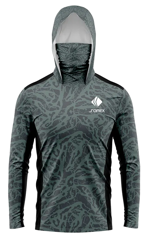 POLERON PESCA ESTAMPADO GRIS cod: 0025 .