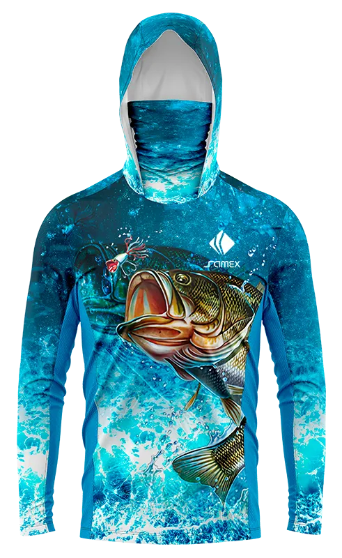POLERON PESCA CELESTE PEZ CON AGUA cod: 0071 .