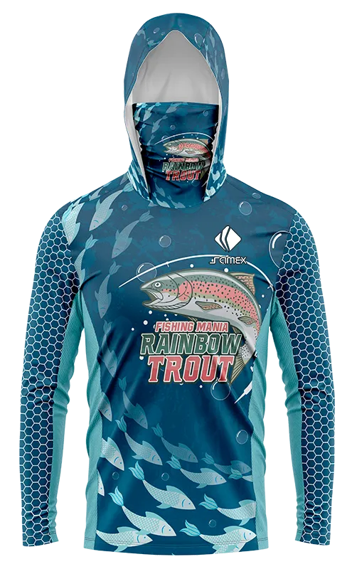POLERON PESCA DEGRADE AZUL - TRUCHA cod: 0099 .