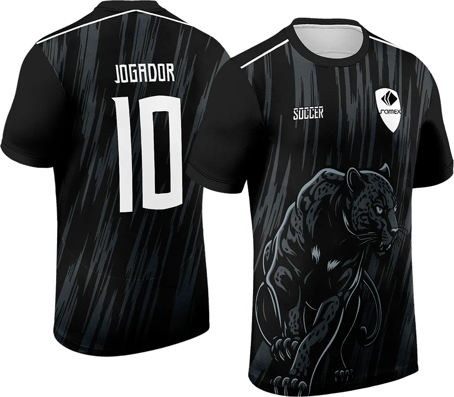 CAMISETA NEGRO - LINEAS GRIS - PUMA cod: 0057 .