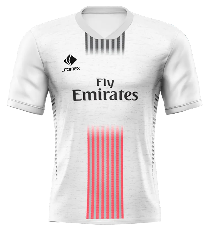 CAMISETA DE FUTBOL COD. 025 PSG BLANCO TEXTURA