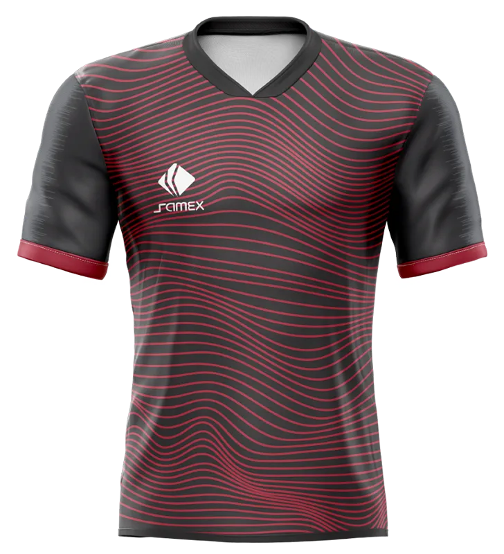 CAMISETA DE FUTBOL COD. 054 GALATASARAY EFECTO LINEAS GUINDA