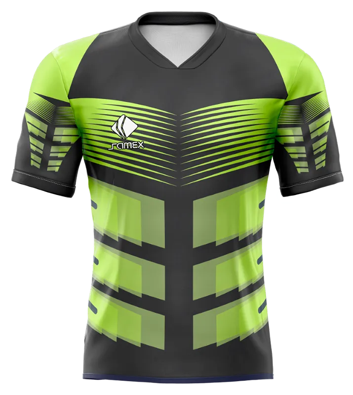 CAMISETA DE FUTBOL COD. 068 RINAT NEGRO - VERDE