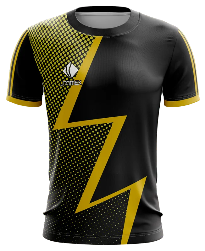 CAMISETA DE FUTBOL COD. 084 BORUSSIA 2019-20 NEGRO - AMARILLO