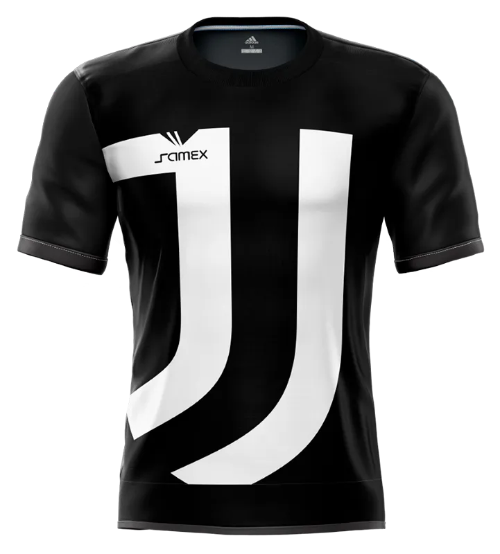 CAMISETA DE FUTBOL COD. 091 JUVENTUS JJ NEGRO - BLANCO