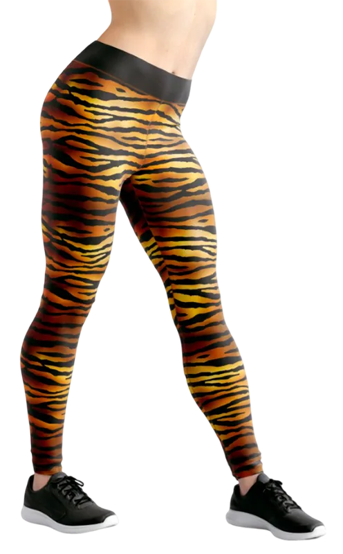 CALZA COD. 024 ANIMAL PRINT NEGRO - AMARILLO - MARRON