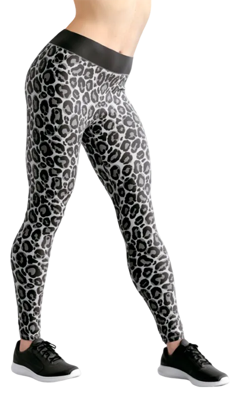 CALZA COD. 025 ANIMAL PRINT BLANCO - NEGRO - GRIS