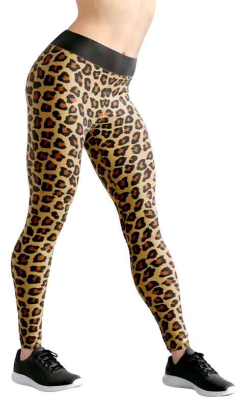 CALZA COD. 028 ANIMAL PRINT AMARILLO - MARRON - NEGRO