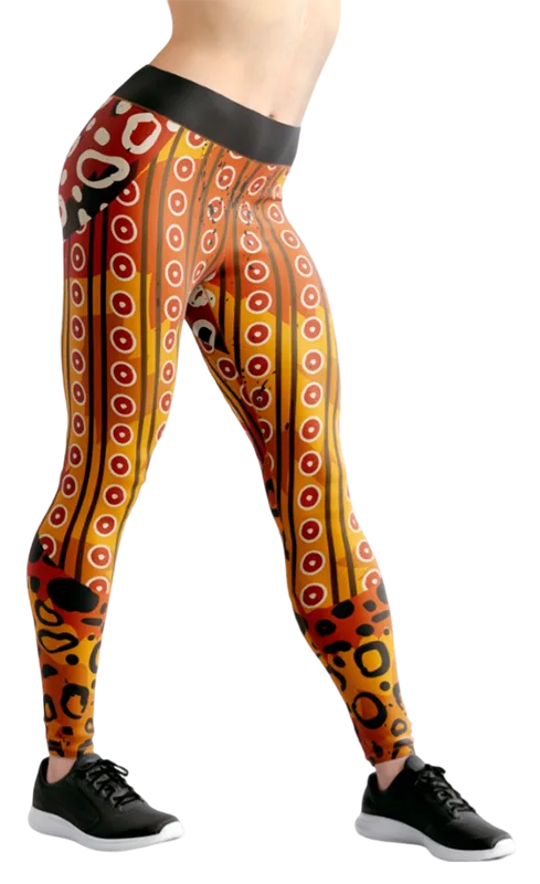 CALZA COD. 045 TRIVAL - AMARILLO - MARRON - NEGRO