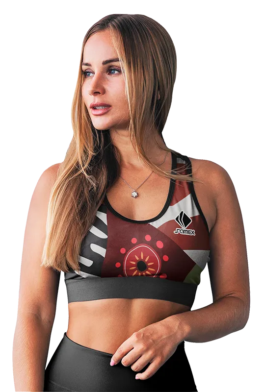 PETOS MUJER GYM COD. 022 TRIVAL - NEGRO - BLANCO - GUINDA