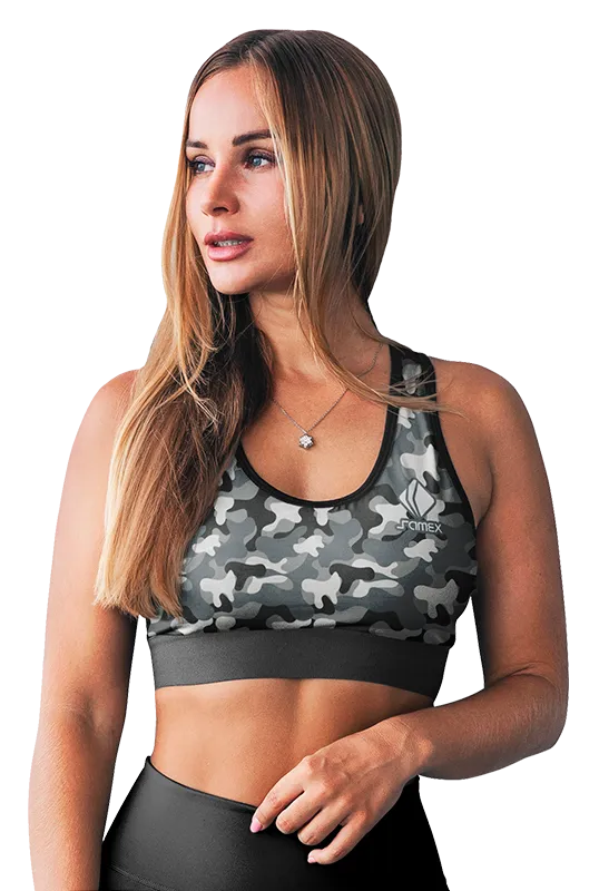 PETOS MUJER GYM COD. 046 ANIMAL PRINT - GRIS - NEGRO - BLANCO