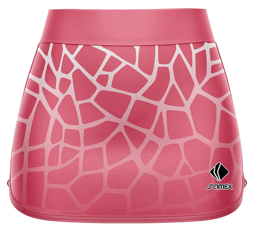 Falda Padel Cod 0008 FALDA PADEL ROSADO ANIMAL PRINT.
