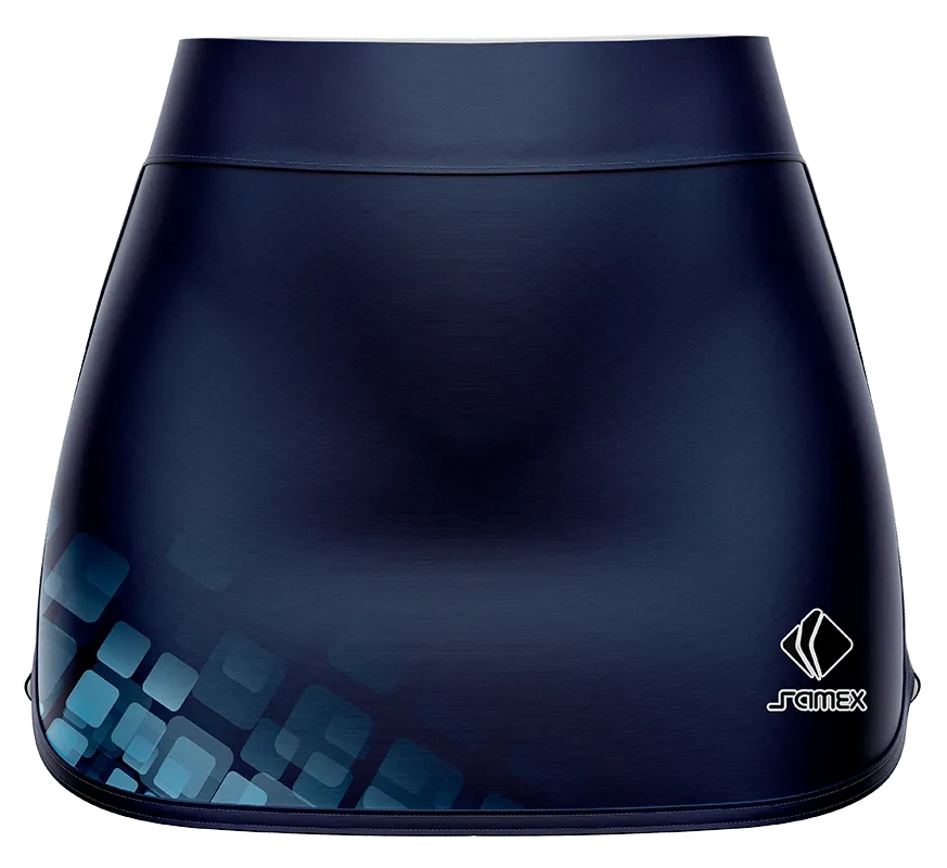 Falda Padel Cod 0031 FALDA PADEL AZUL - CUADROS CELESTES.