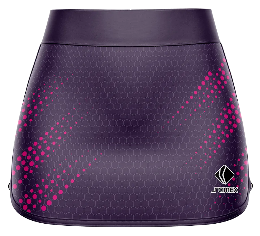 Falda Padel Cod 0039 FALDA PADEL MORADO - ROMBOS.