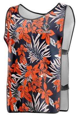 PETOS FUTBOL COD. 049 TIGRES DE QUINTANA FLORAL KIT 2022 AZUL - NARANJA - BLANCO - FLORES