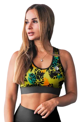 PETOS MUJER GYM COD. 019 ANIMAL PRINT VERDE - TURQUESA - NEGRO - NARANJA - HUELLAS