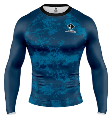 POLERA DE COMPRESIÓN CAMISETA DE COMPRESION ARSENAL-2020-2021-TERCERA-AIMARIEC CELESTE-AZUL - TEXTURA COD: 0009 .