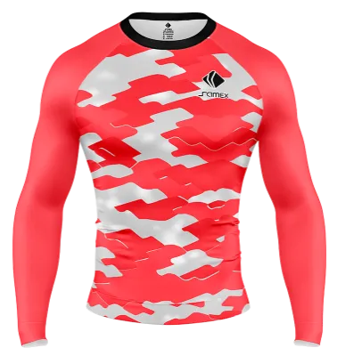 POLERA DE COMPRESIÓN CAMISETA DE COMPRESION MANCHESTER UNITED 2021-22 PRE MATCH BLANCO - ROJO COD: 0034 .