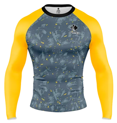 POLERA DE COMPRESIÓN CAMISETA DE COMPRESION WOLVERHAMPTON AWAY KIT 2021-22 ACERO - NEGRO - TEXTURA COD: 0053 .