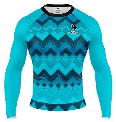 POLERA DE COMPRESIÓN CAMISETA DE COMPRESION NIKE CLUB AMERICA AZUL - CELESTE- TURQUESA - ROMBOS COD: 0064 .
