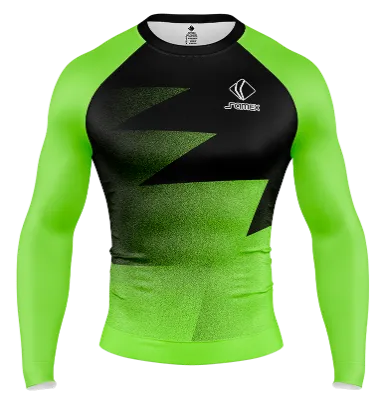 POLERA DE COMPRESIÓN CAMISETA DE COMPRESION MANCHESTER VERDE - NEGRO - ESTRELLA COD: 0069 .