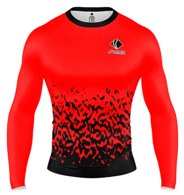 POLERA DE COMPRESIÓN CAMISETA DE COMPRESION FC CARACAS ROJO -NEGRO COD: 0070 .