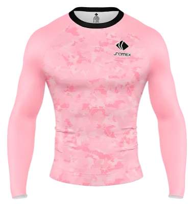 POLERA DE COMPRESIÓN CAMISETA DE COMPRESION SPORT BOYS ROSADO - TEXTURA COD: 0074 .