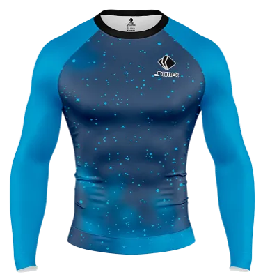 POLERA DE COMPRESIÓN CAMISETA DE COMPRESION NIKE CRUZEIRO AZUL - ESTRELLAS COD: 0076 .