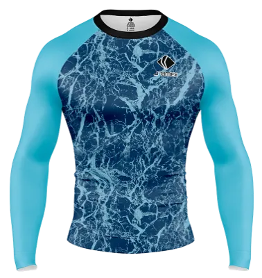 POLERA DE COMPRESIÓN CAMISETA DE COMPRESION ADIDAS ARGENTINA AZUL - CELESTE COD: 0090 .