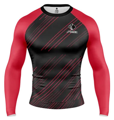 POLERA DE COMPRESIÓN CAMISETA DE COMPRESION PUMA ARSENAL NEGRO - GUINDA - LINEAS COD: 0093 .