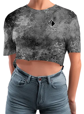 CROP TOP PERSONALIZADO CROP TOP BLANCO - GRIS- NEGRO - ESTAMPADO TIE DYE COD: 0068 .