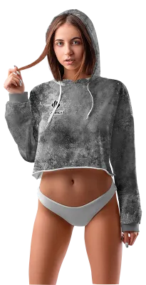 POLERA TOP CROP DAMA COD 0018 BLANCO - GRIS- NEGRO - ESTAMPADO TIE DYE.