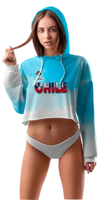 POLERA TOP CROP DAMA COD 0031 BLANCO - CELESTE - ESTAMPADO TIE DYE - CHILE.