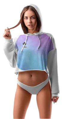 POLERA TOP CROP DAMA COD 0060 BLANCO - ESTAMPADO TIE DYE MORADO - AZUL.