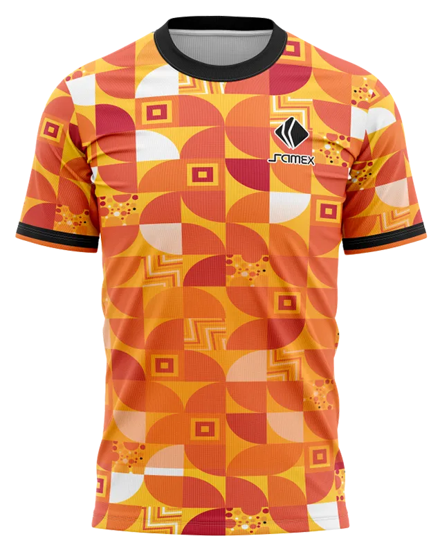 Camisetas Running Cod 0048 NARANJA -ROJO - BLANCO .