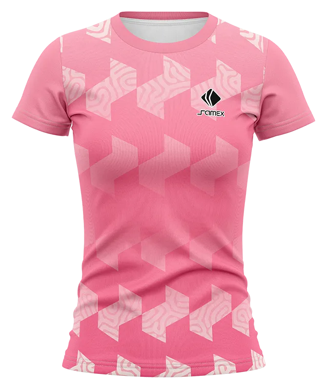 CAMISETA VOLEY FUTBOL DAMA CAMISETA ROSADO COD: 0044 .