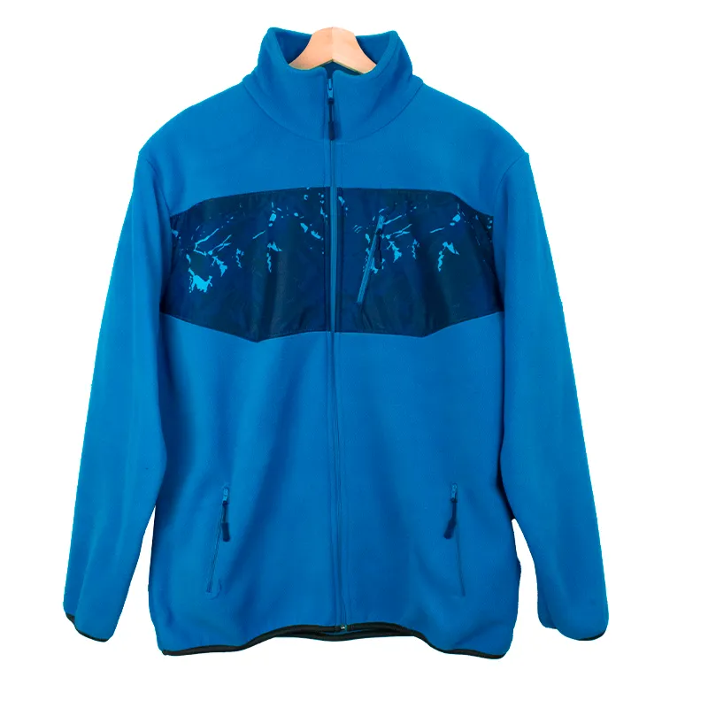 CHAQUETA MICROPOLAR CELESTE