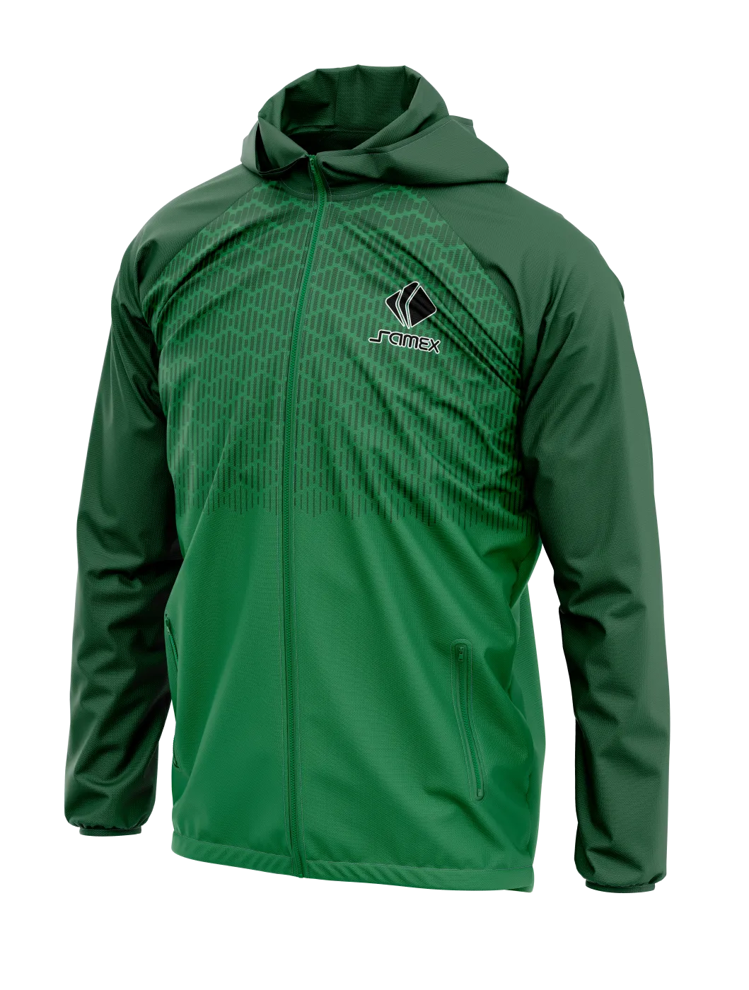 Cortavientos Deportivo verde vector panel