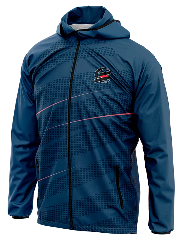 CORTAVIENTO DEPORTIVO CASTELLI AZUL - CUADROS cod: 0065 .