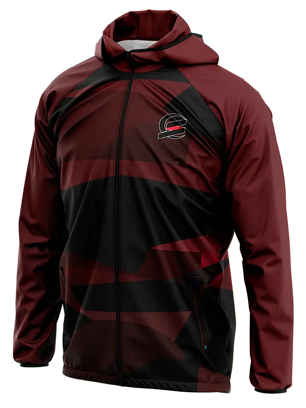 CORTAVIENTO DEPORTIVO GW NEGRO CAMUFLAJE GUINDA cod: 0073 .