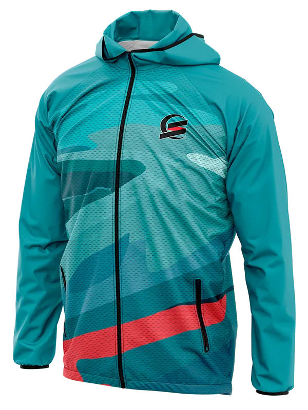 CORTAVIENTO DEPORTIVO NORTHWAVE CAMUFLAJE TURQUESA cod: 0076 .