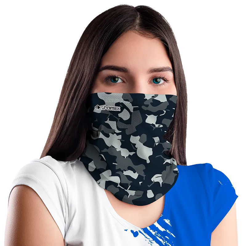 BANDANAS CAMUFLAJE NEGRO - GRIS cod: 0001