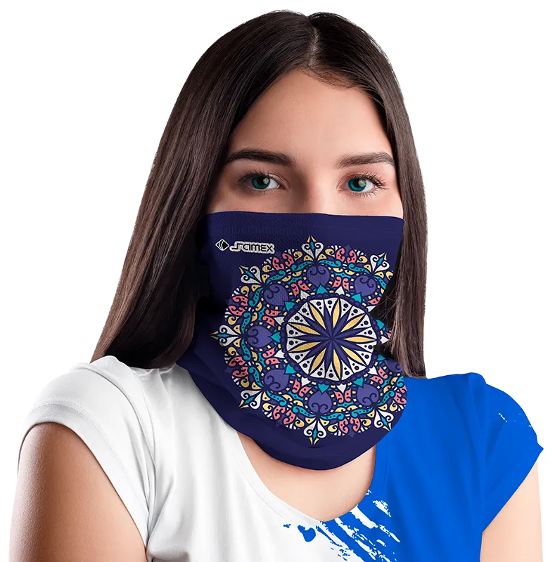BANDANAS MORADO - MANDALA COLORES cod: 0006