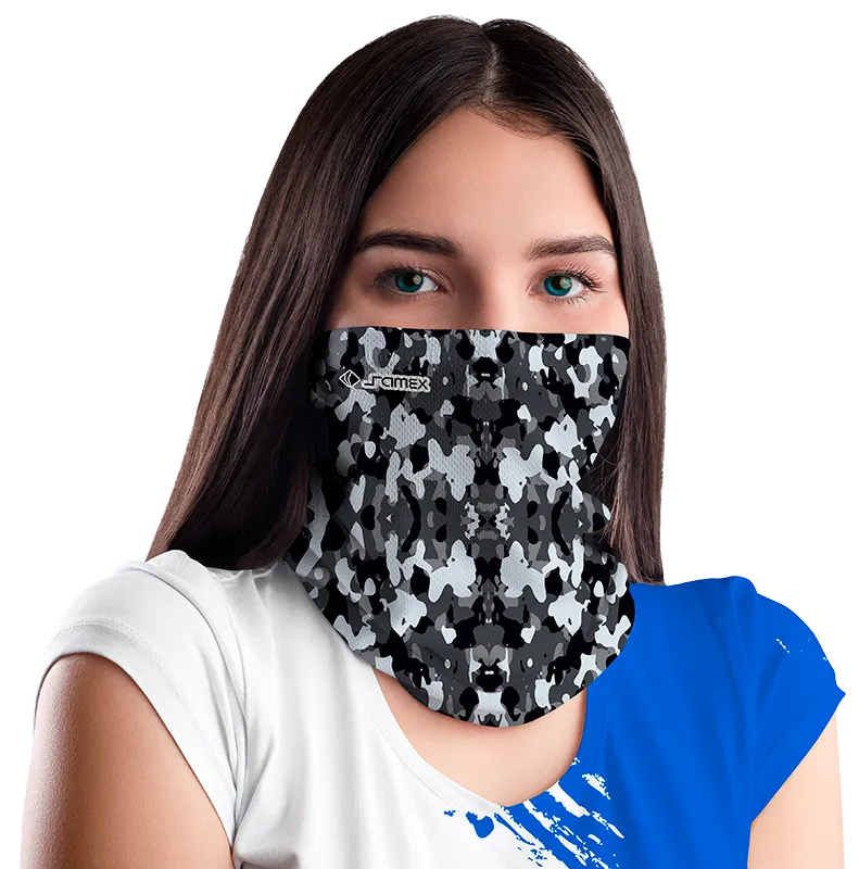 BANDANAS NEGRO - BLANCO - GRIS - CAMUFLAJE cod: 0017