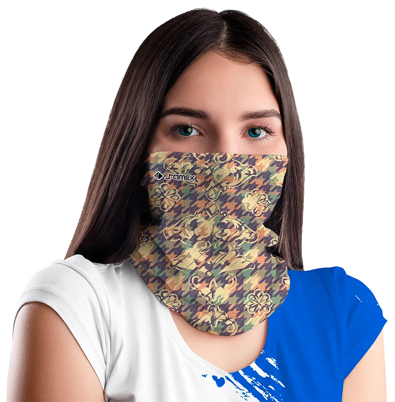 BANDANAS AMARILLO PASTEL FLORAL cod: 0023