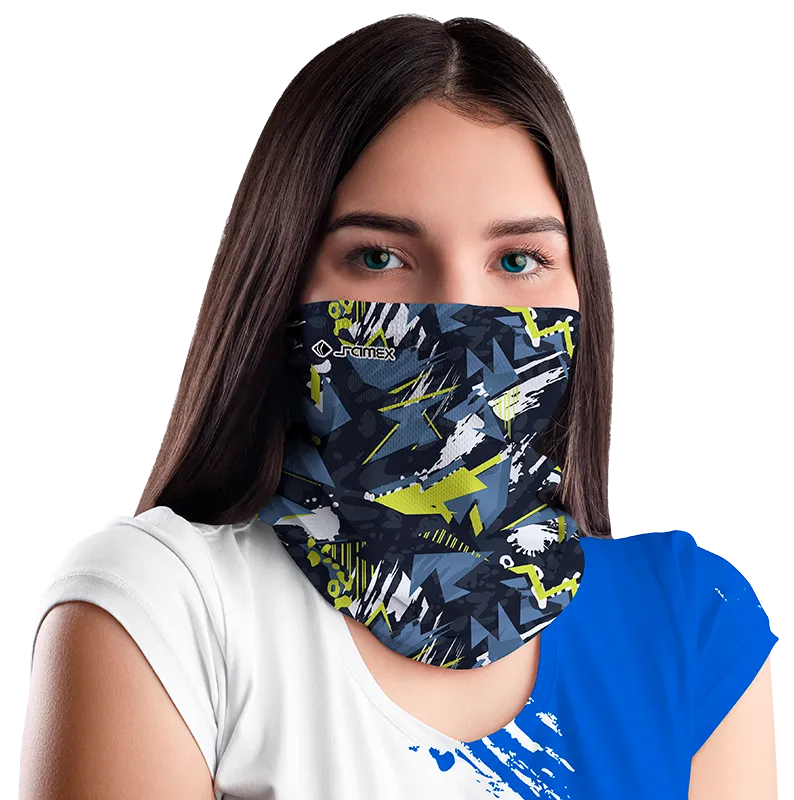 Bandana Dama Cod 0044 VERDE - BLANCO .