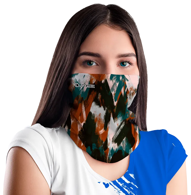 BANDANA DAMA COD. 055 BLANCO JASPEADO COLORES