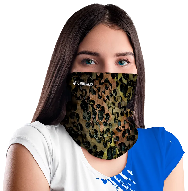 BANDANA DAMA COD. 084 NEGRO ESCAMAS MILITAR